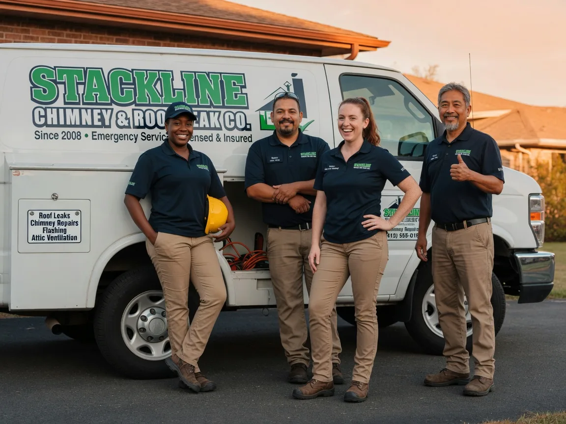 Chimney flashing repair company in Blair, OK